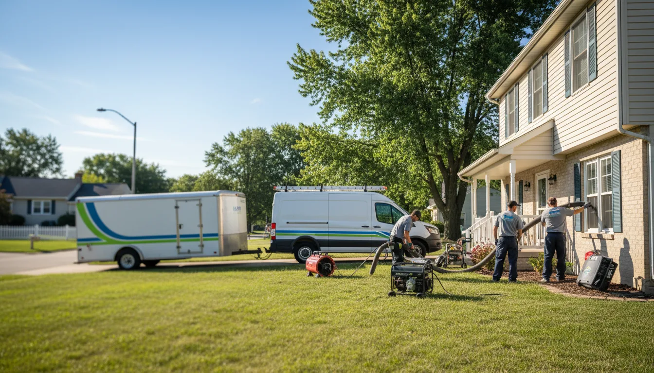 Flooded Basement Restoration And Cleanup With Repair in Vassar, KS near me